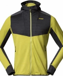 Bergans Rabot Active Midlayer Hooded Jacket Men, Grijs