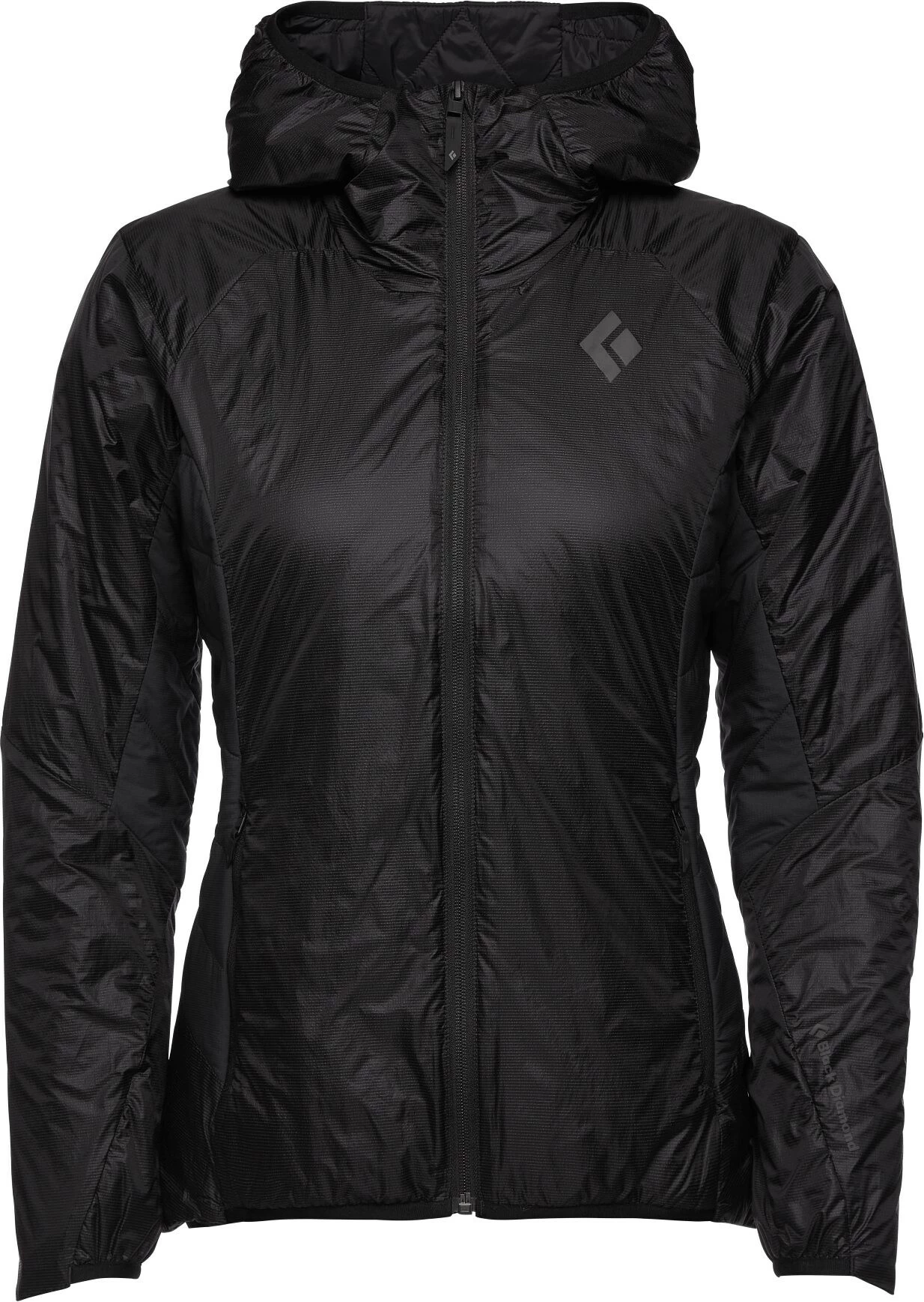 Black Diamond Vision Hybrid Hoody Women, Zwart 1 Black Diamond Vision Hybrid Hoody Women, Zwart