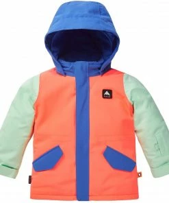 Burton Parka Jacket Toddler, Wit/bont