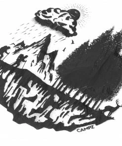 CAMPZ Emergency Poncho Wanderlust, Transparant -Helly Hansen-winkel campz emergency poncho wanderlust transparent 3