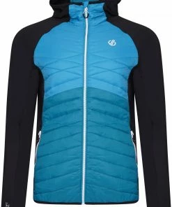 Dare 2b Mountaineer Wool Hybrid Jacket Men, Blauw/zwart