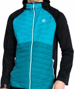 Dare 2b Mountaineer Wool Hybrid Jacket Men, Blauw/zwart -Helly Hansen-winkel dare 2b mountaineer wool hybrid jacket men black fjord blue gulfstream 4