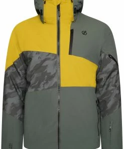 Dare 2b Supernova II Jacket Men, Olijf/geel