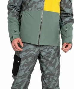 Dare 2b Supernova II Jacket Men, Olijf/geel -Helly Hansen-winkel dare 2b supernova ii jacket men duck green duck green camo antique moss 6
