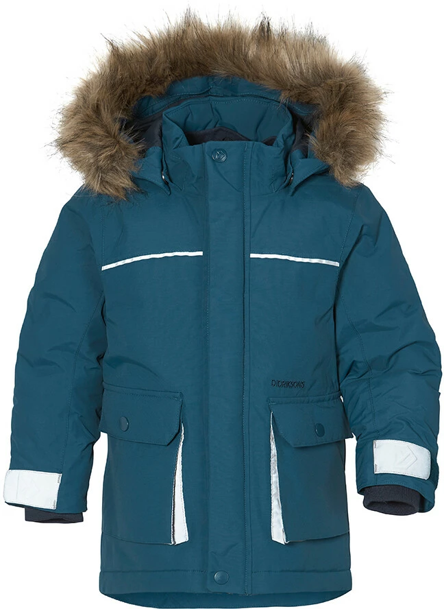 DIDRIKSONS Kure 5 Parka Kids, Petrol 1 DIDRIKSONS Kure 5 Parka Kids, Petrol