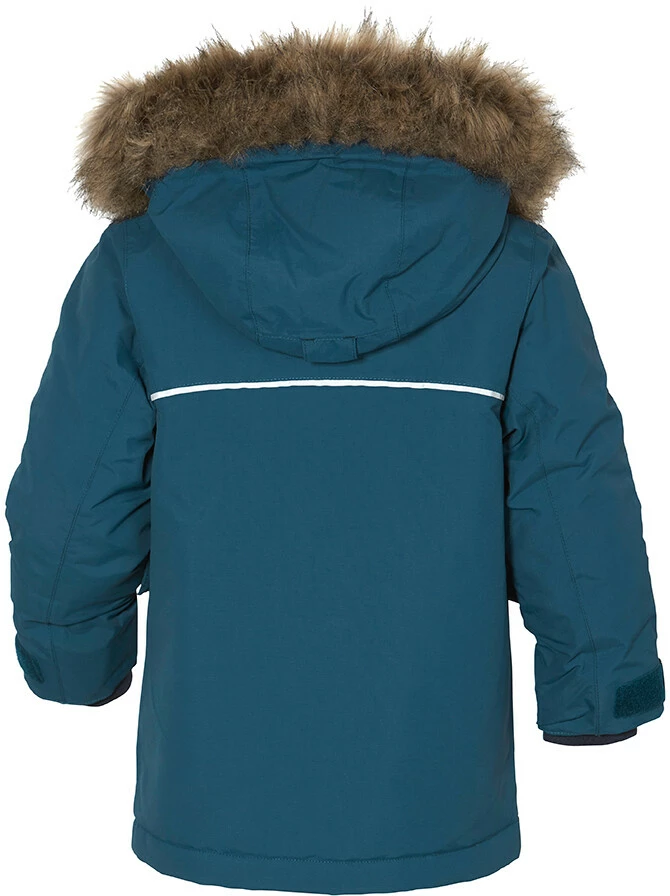 DIDRIKSONS Kure 5 Parka Kids, Petrol 2 DIDRIKSONS Kure 5 Parka Kids, Petrol - Afbeelding 2