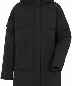 DIDRIKSONS Phoebe Long Coat Girls, Zwart
