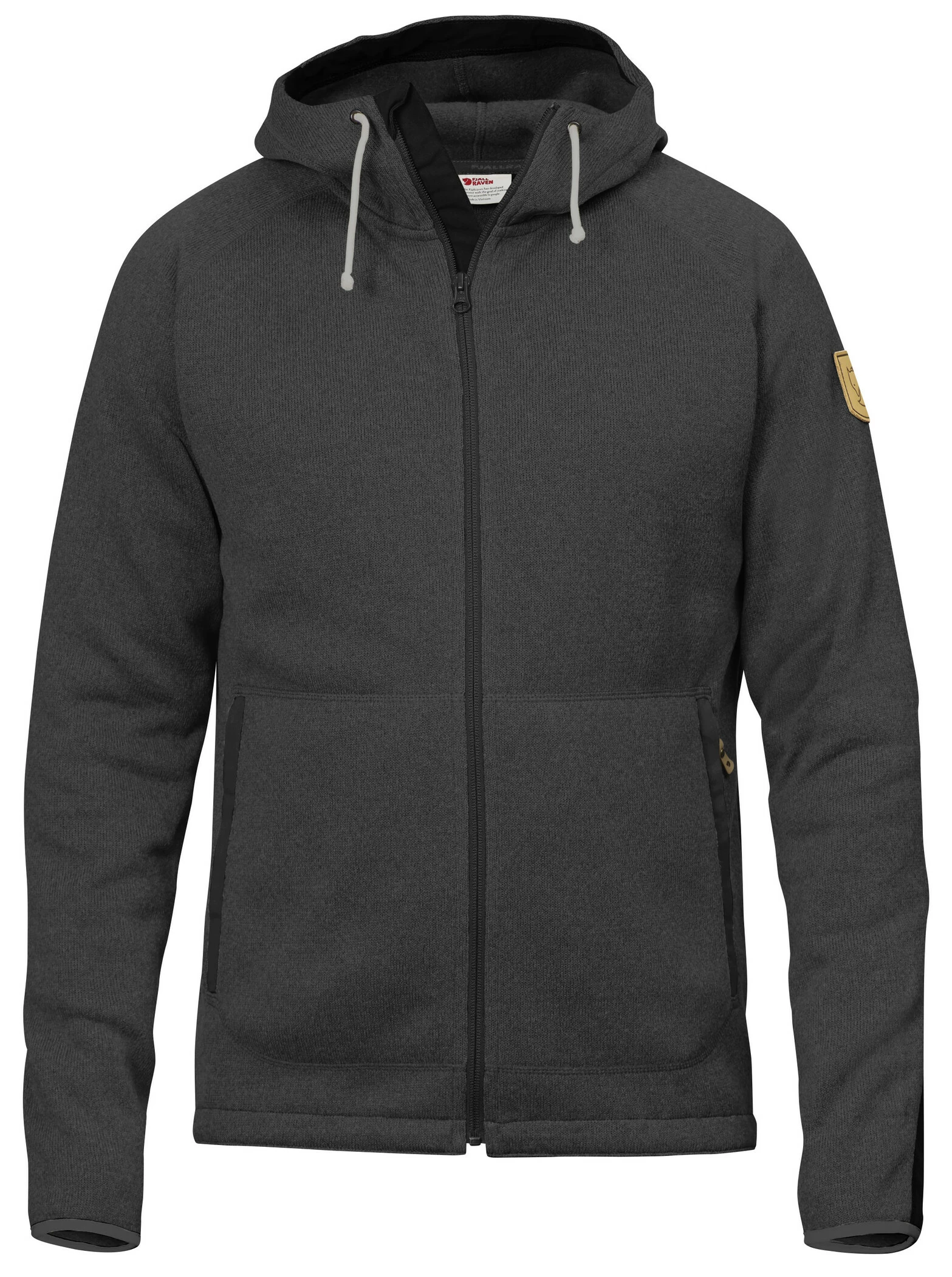 Fjällräven Fjällräven Övik Fleece Hoodie Heren, Grijs 1 Fjällräven Fjällräven Övik Fleece Hoodie Heren, Grijs