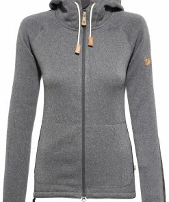 Fjällräven Fjällräven Övik Fleece Hoodie Dames, Blauw