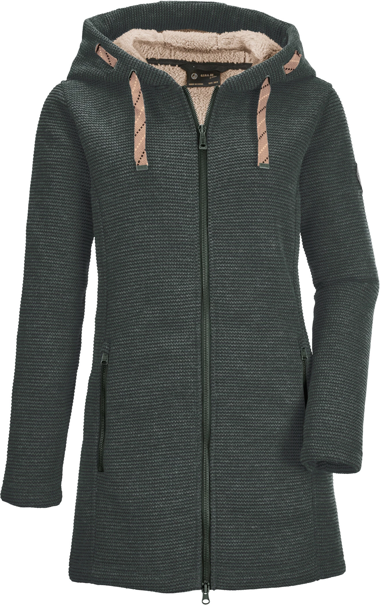 G.I.G.A. DX By Killtec GW 54 Knitted Fleece Parka Women, Grijs 1 G.I.G.A. DX By Killtec GW 54 Knitted Fleece Parka Women, Grijs