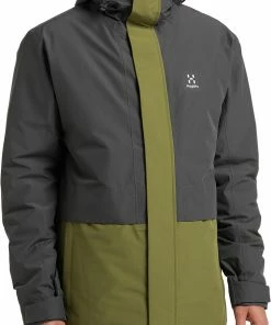 Haglöfs Haglöfs Salix Proof Mimic Parka Men, Zwart 12 Haglöfs Haglöfs Salix Proof Mimic Parka Men, Zwart -Helly Hansen-winkel hagloefs salix proof mimic parka men magnetite olive green 3