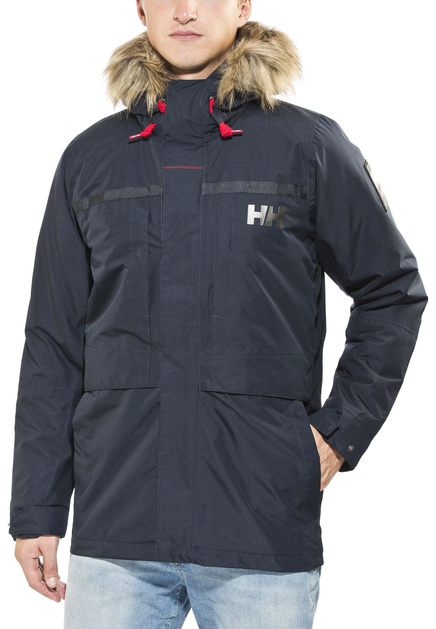 Helly Hansen Coastal 2 Parka Heren, Blauw 2 Helly Hansen Coastal 2 Parka Heren, Blauw - Afbeelding 2