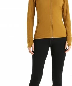 Icebreaker Descender LS Zip Jacket Women, Bruin 8 Icebreaker Descender LS Zip Jacket Women, Bruin -Helly Hansen-winkel icebreaker descender ls zip jacket women clove 4