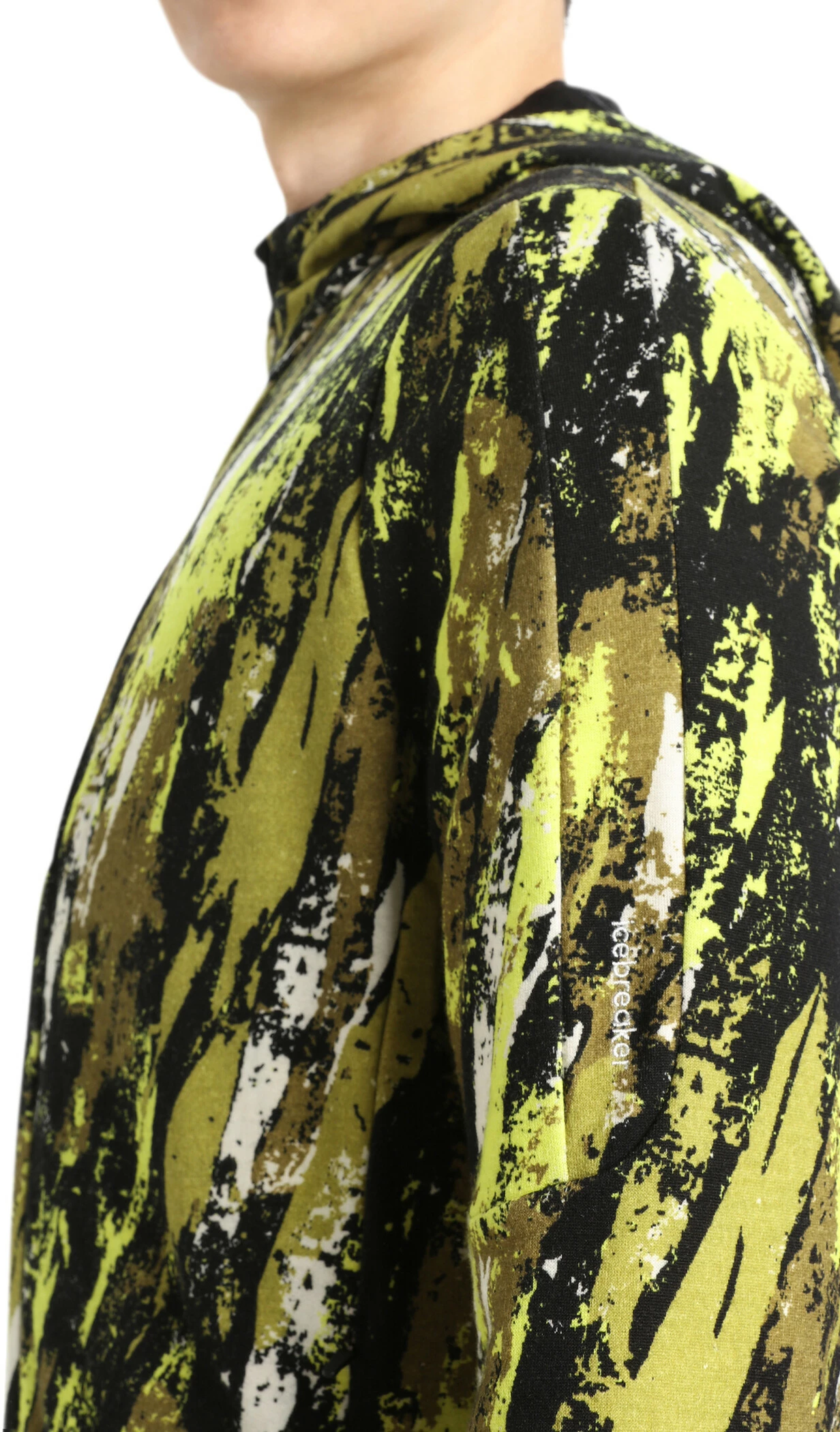 Icebreaker Quantum III Sedimentary LS Zip Hoodie Men, Geel/zwart 12 Icebreaker Quantum III Sedimentary LS Zip Hoodie Men, Geel/zwart - Afbeelding 12