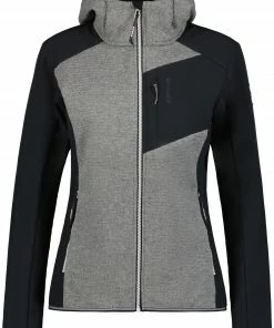 Icepeak Dahloneka Softshell Jacket Women, Petrol/grijs