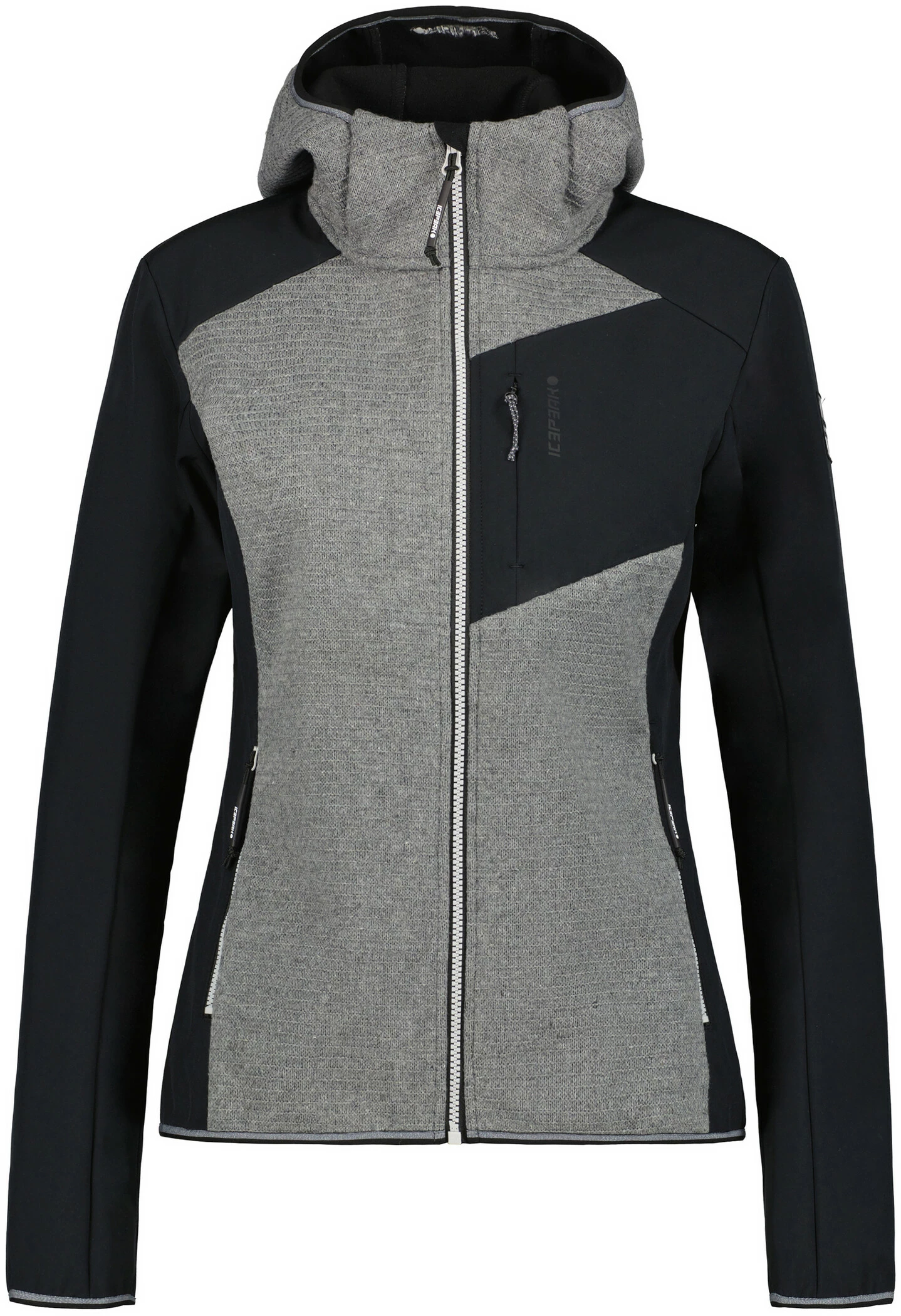 Icepeak Dahloneka Softshell Jacket Women, Petrol/grijs 1 Icepeak Dahloneka Softshell Jacket Women, Petrol/grijs