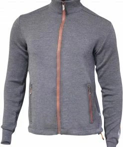 Ivanhoe Of Sweden Assar Jack Doorlopende Rits Heren, Grijs