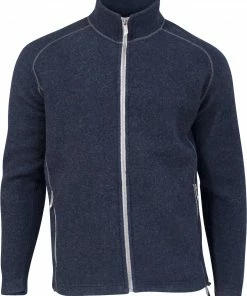 Ivanhoe Of Sweden Danny Jas Met Doorlopende Rits Heren, Blauw