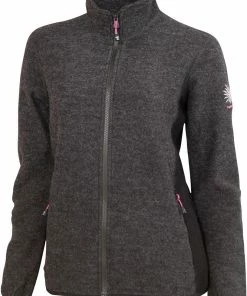 Ivanhoe Of Sweden Mila Full-Zip Jacket Women, Grijs