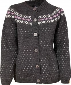 Ivanhoe Of Sweden Sire Cardigan Women, Olijf