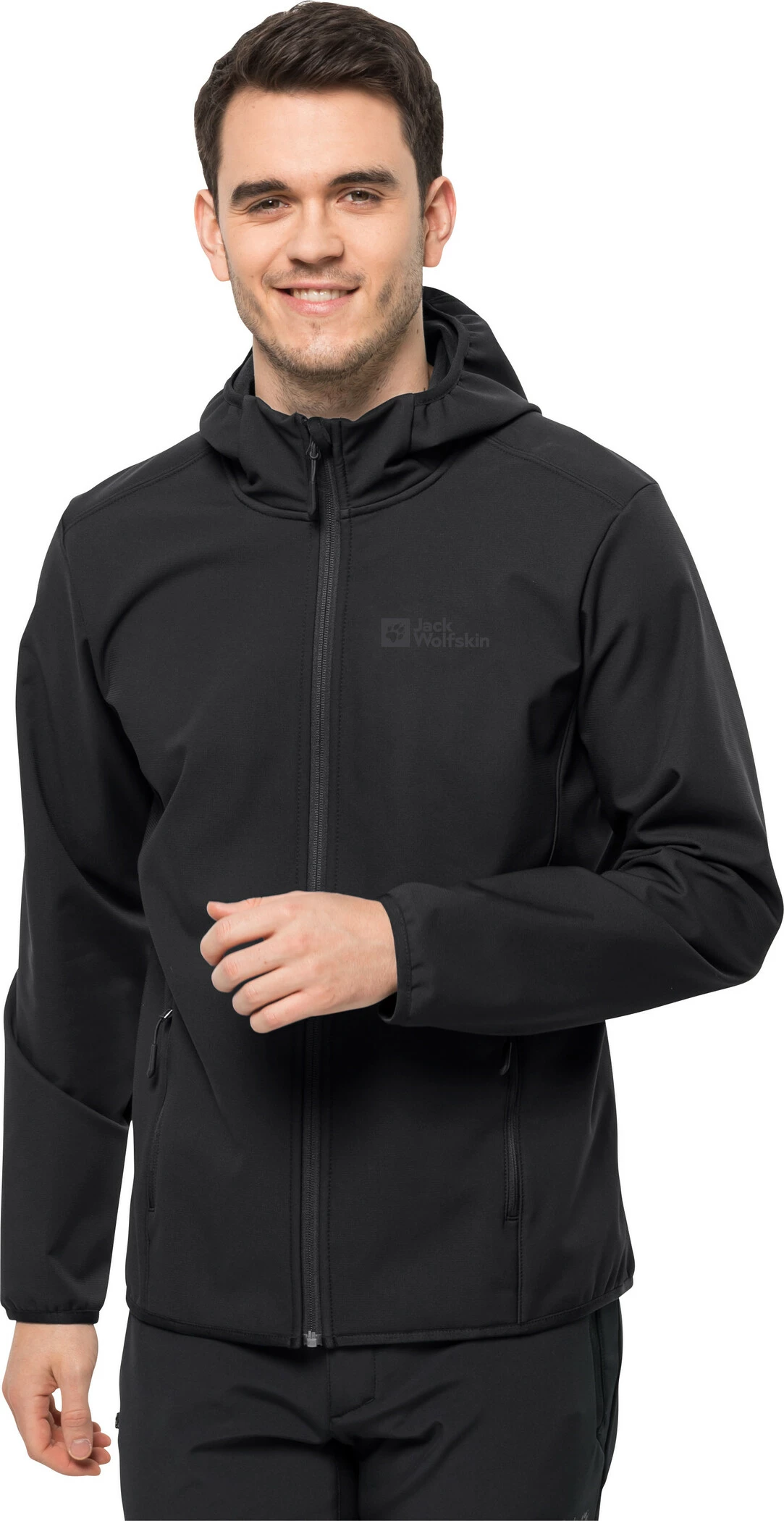 Jack Wolfskin Bornberg Hoody Men, Zwart 3 Jack Wolfskin Bornberg Hoody Men, Zwart - Afbeelding 3