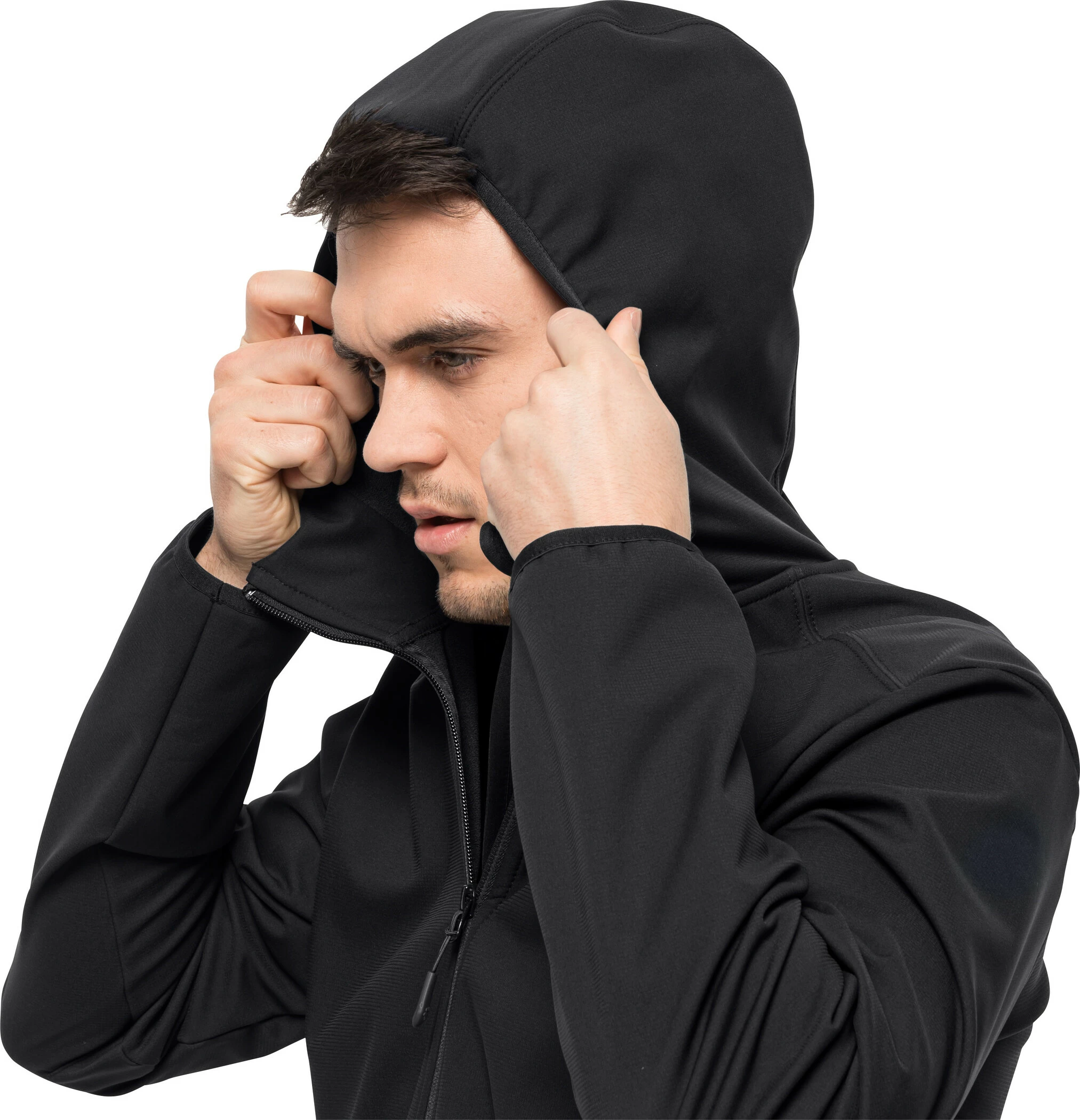 Jack Wolfskin Bornberg Hoody Men, Zwart 6 Jack Wolfskin Bornberg Hoody Men, Zwart - Afbeelding 6