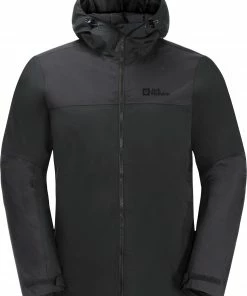 Jack Wolfskin Jasper Insulated Jacket Men, Blauw/grijs