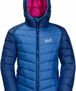 Jack Wolfskin K Zenon Jas Kinderen, Petrol/groen