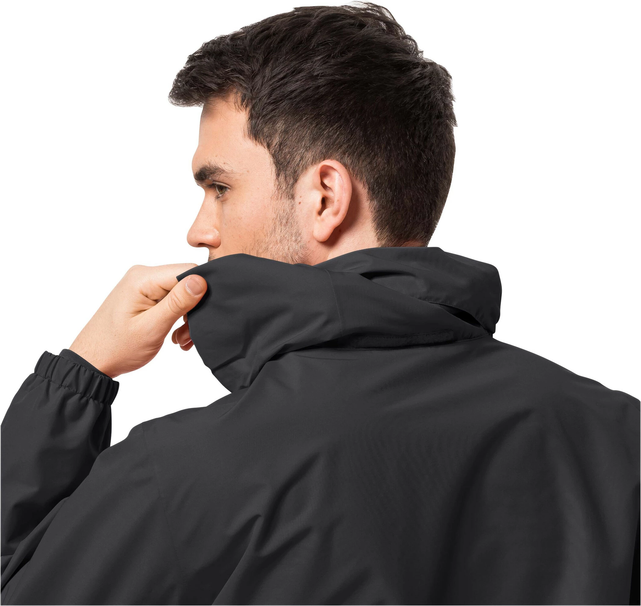 Jack Wolfskin Stormy Point 2L Jacket Men, Zwart 5 Jack Wolfskin Stormy Point 2L Jacket Men, Zwart - Afbeelding 5