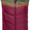 Jack Wolfskin Three Hills Vest Kids, Grijs/groen