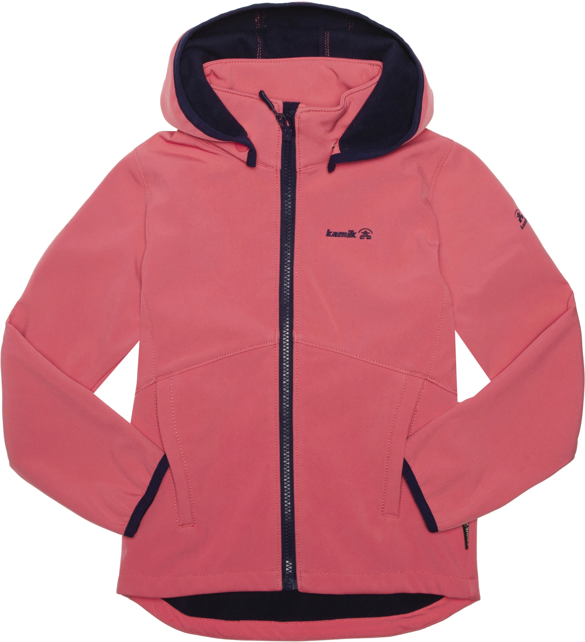 Kamik Faye Softshell Jacket Girls, Blauw 1 Kamik Faye Softshell Jacket Girls, Blauw