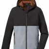 Killtec KOW 203 Softshell Jacket Boys, Blauw