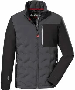 Killtec KOW 86 Jacket Men, Grijs/zwart