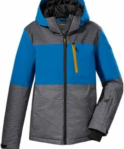 Killtec KSW 181 Ski Jacket Boys, Grijs/blauw