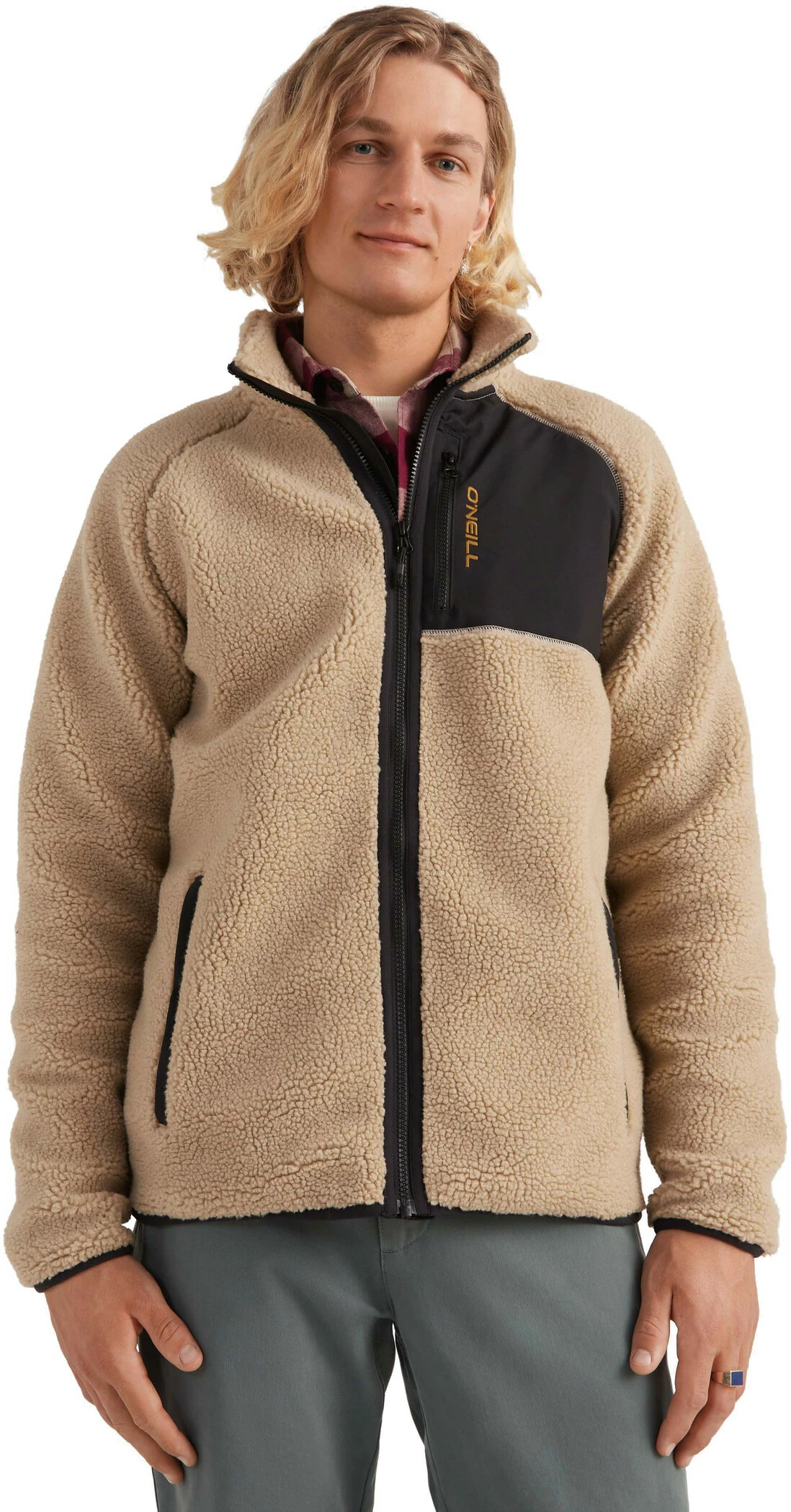 O'Neill O'Neill Sherpa Full Zip Fleece Jacket Men, Beige 3 O'Neill O'Neill Sherpa Full Zip Fleece Jacket Men, Beige - Afbeelding 3