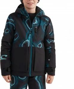 O'Neill O'Neill Texture Jacket Boys, Zwart/olijf 8 O'Neill O'Neill Texture Jacket Boys, Zwart/olijf -Helly Hansen-winkel oneill texture jacket boys blue heat map 3