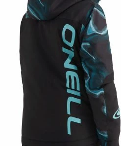 O'Neill O'Neill Texture Jacket Boys, Zwart/olijf 10 O'Neill O'Neill Texture Jacket Boys, Zwart/olijf -Helly Hansen-winkel oneill texture jacket boys blue heat map 5