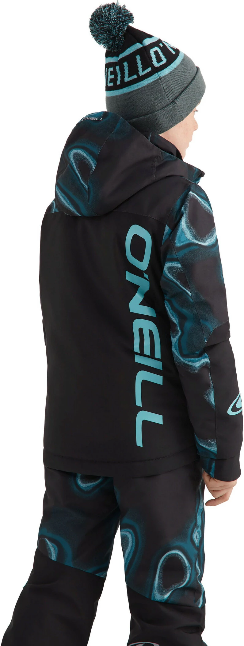 O'Neill O'Neill Texture Jacket Boys, Zwart/olijf 5 O'Neill O'Neill Texture Jacket Boys, Zwart/olijf - Afbeelding 5