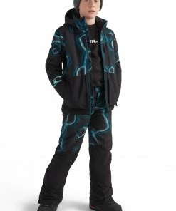 O'Neill O'Neill Texture Jacket Boys, Zwart/olijf 11 O'Neill O'Neill Texture Jacket Boys, Zwart/olijf -Helly Hansen-winkel oneill texture jacket boys blue heat map 6