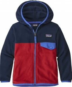 Patagonia Micro D Snap-T Jas Kinderen, Blauw/rood