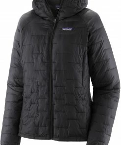 Patagonia Micro Puff Hoody Women, Olijf