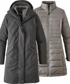 Patagonia Vosque 3-in-1 Parka Dames, Blauw 5 Patagonia Vosque 3-in-1 Parka Dames, Blauw -Helly Hansen-winkel patagonia vosque 3 in 1 parka women forge grey 1
