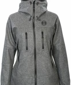 Helly Hansen-winkel 8 Petromax Bergmaid Loden Jas Dames, Grijs