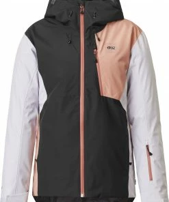 Picture Seen Jacket Women, Zwart/olijf