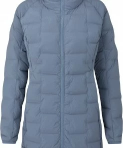 Rab Cubit Stretch Down Parka Women, Blauw