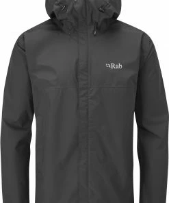 Rab Downpour Eco Jacket Men, Zwart