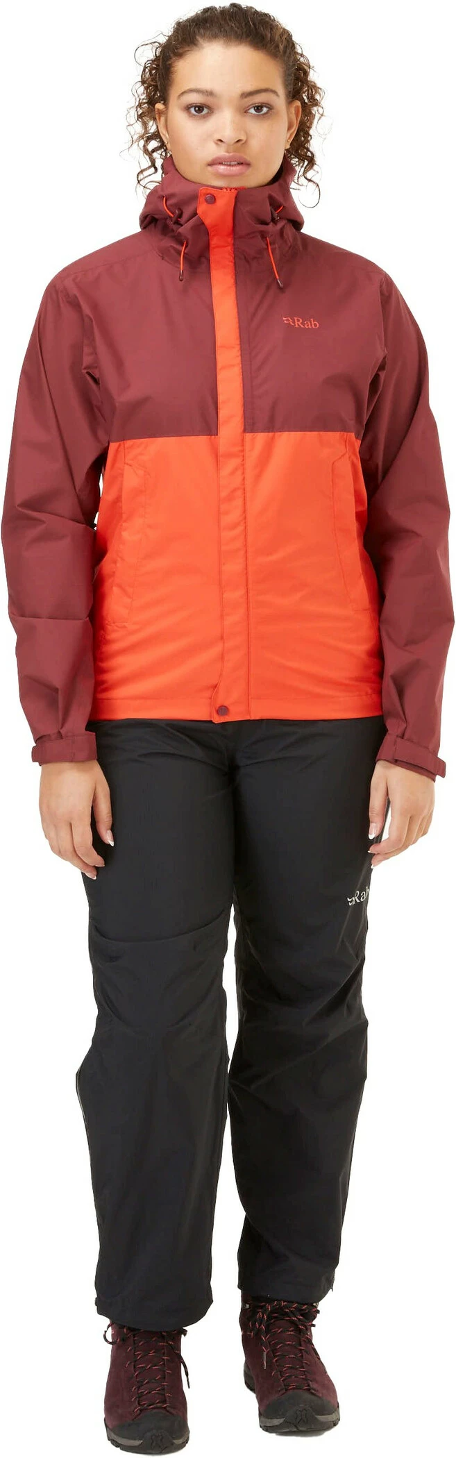 Rab Downpour Plus Jacket Women, Rood 4 Rab Downpour Plus Jacket Women, Rood - Afbeelding 4