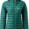 Rab Microlight Alpine Long Jacket Women, Rood