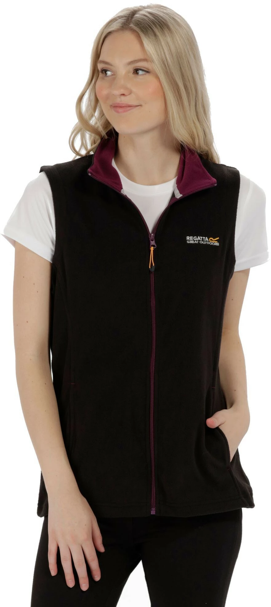 Regatta Sweetness II Bodywarmer Vest Dames, Zwart 4 Regatta Sweetness II Bodywarmer Vest Dames, Zwart - Afbeelding 4