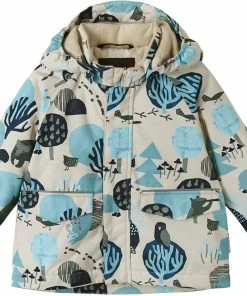 Reima Kustavi Reimatec Winter Jacket Toddler, Beige/blauw